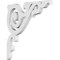 Ekena Millwork Baile Architectural Grade PVC Bracket, 5/8"W X 8"D X 8"H BKTP01X08X08BA - alternate 1